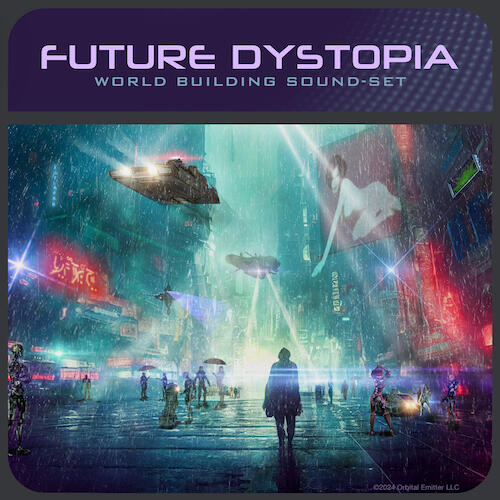 ...a treasure trove of Cyberpunk sound. This truly is a world building sound-set!